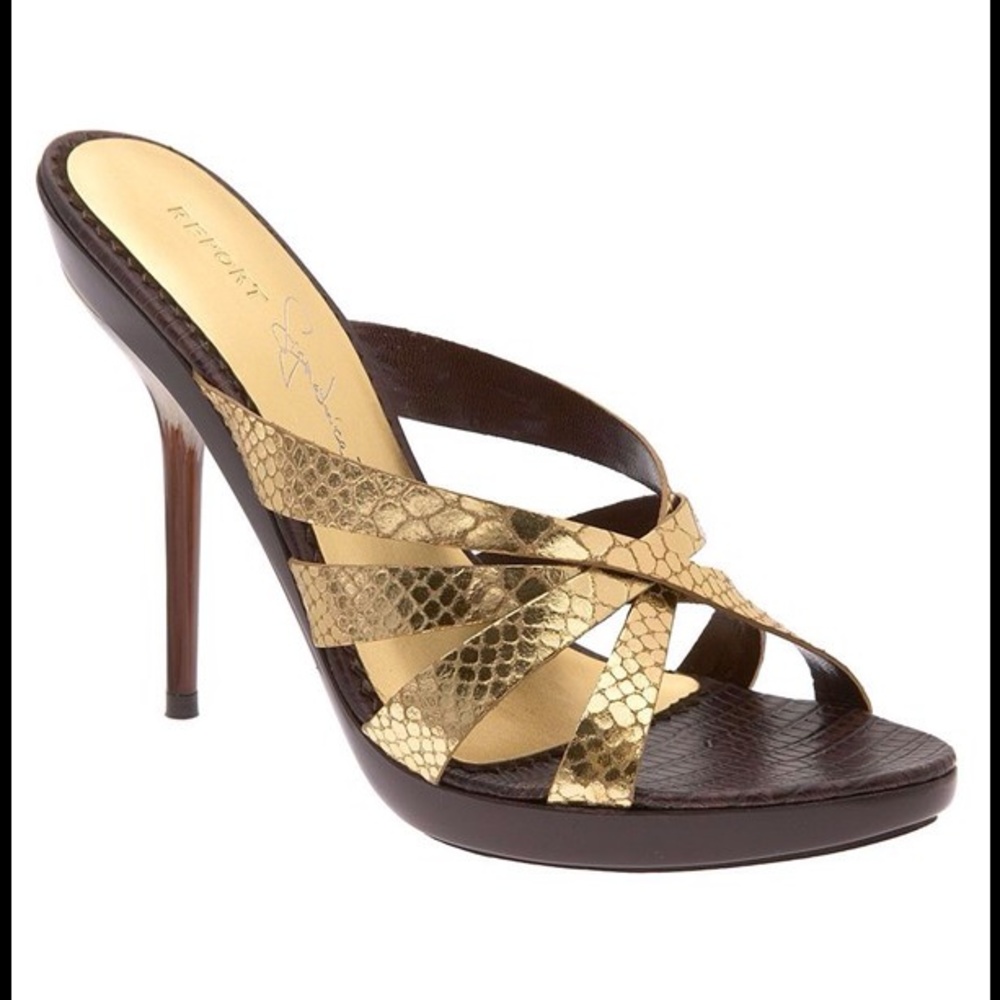 Report Signature Jungle painted heels 7
